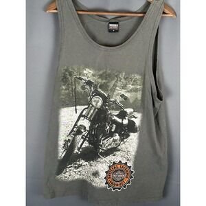 Vintage Harley Davidson Tank Top 1998‎ Softail Springer Old Distressed Medium